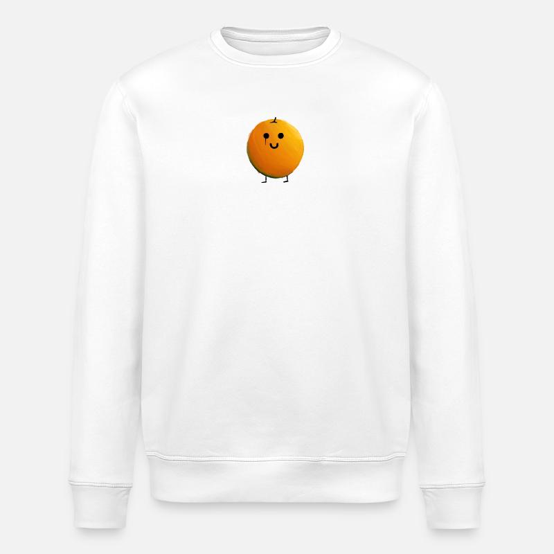 Orange - Stanley/Stella Unisex Bio-Sweatshirt ROLLER - Weiß