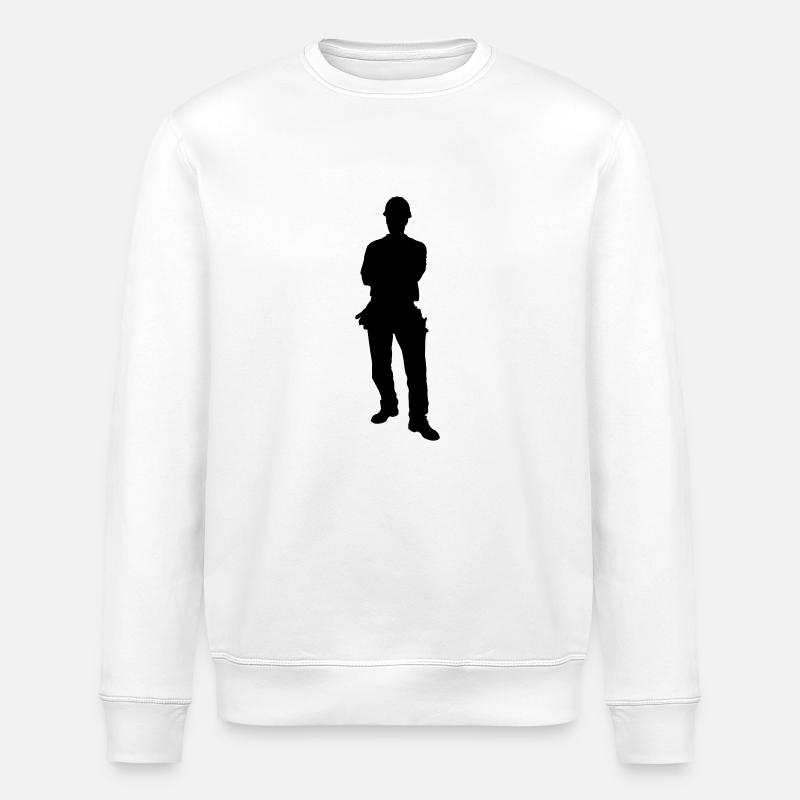 carpenter profession - Stanley/Stella Unisex Bio-Sweatshirt ROLLER - Weiß