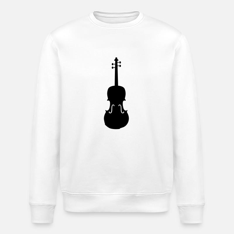 violine - Stanley/Stella Unisex Bio-Sweatshirt ROLLER - Weiß