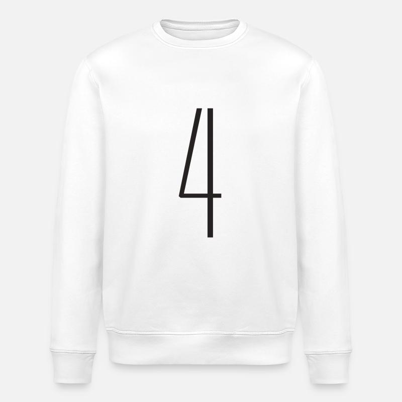 4 - Stanley/Stella ROLLER Unisex Organic Sweatshirt - white