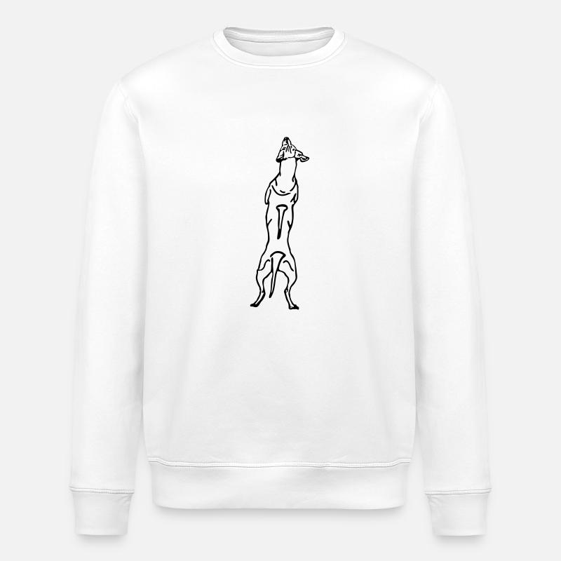 Ridgeback back - Stanley/Stella ROLLER Unisex Organic Sweatshirt - white