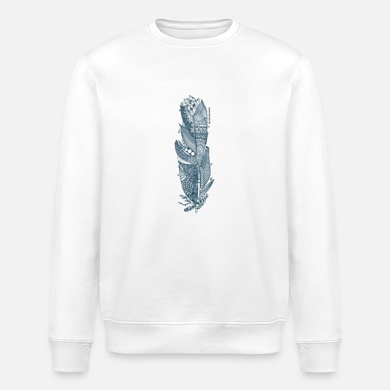 Feder - Stanley/Stella Unisex Bio-Sweatshirt ROLLER - Weiß