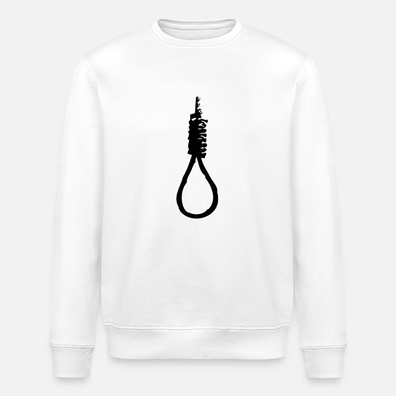 seilschlupf knoten gehaengt - Sweat bio ROLLER Stanley/Stella Unisexe - blanc