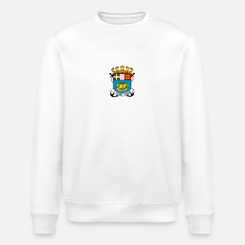 St Pierre et Miquelon - Sweat bio ROLLER Stanley/Stella Unisexe - blanc