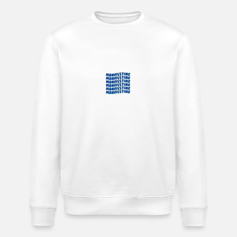 Manifester le bleu - Sweat bio ROLLER Stanley/Stella Unisexe - blanc