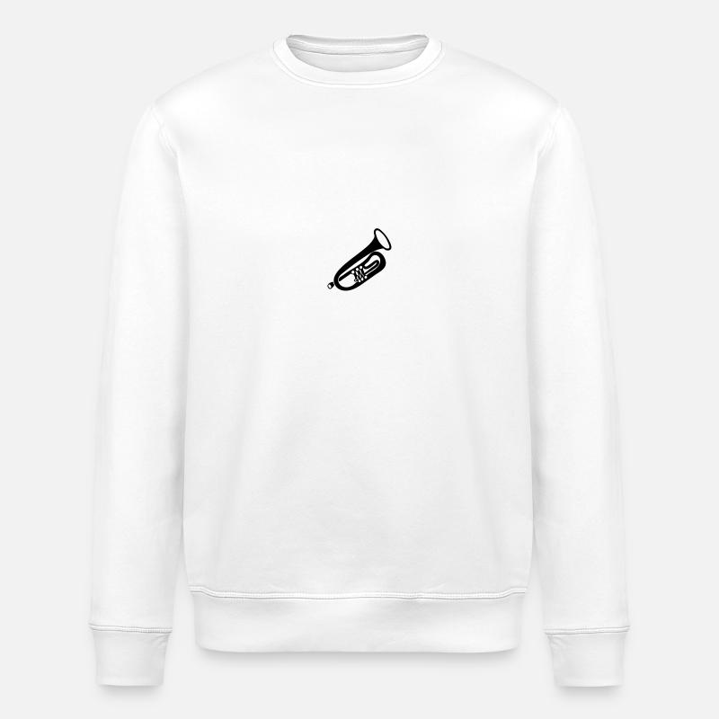 Trompete - Stanley/Stella Unisex Bio-Sweatshirt ROLLER - Weiß