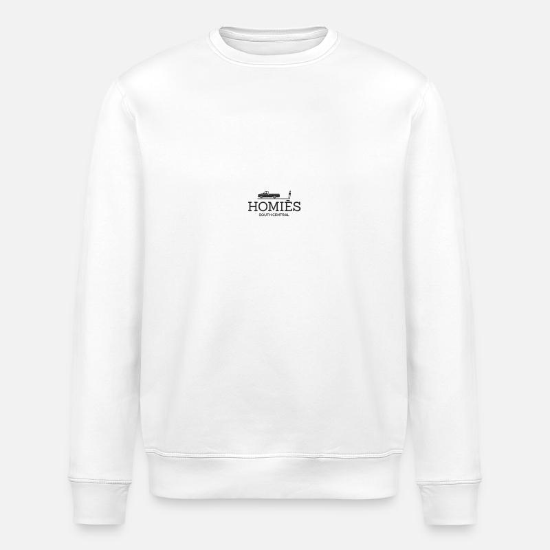 Homies - Stanley/Stella Unisex Bio-Sweatshirt ROLLER - Weiß