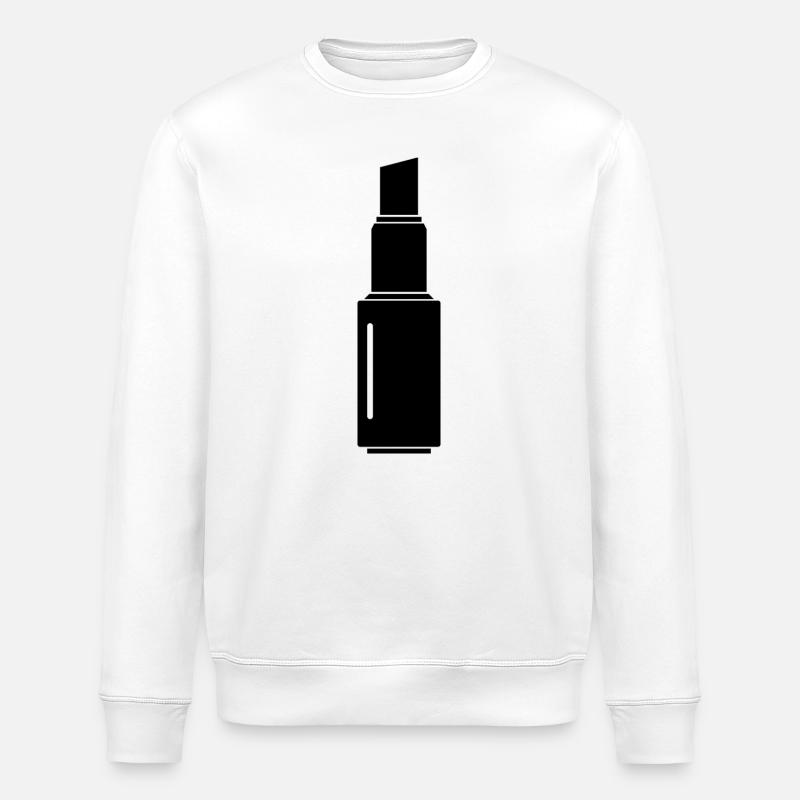 Rouge à lèvres - Sweat bio ROLLER Stanley/Stella Unisexe - blanc