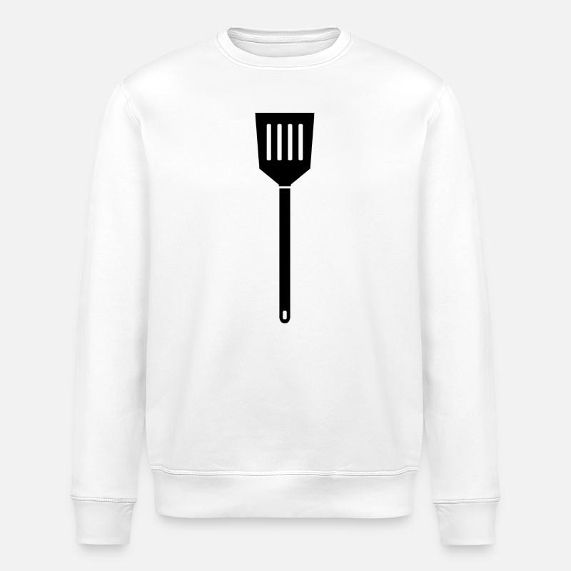 Küchenpfannenwender - Stanley/Stella Unisex Bio-Sweatshirt ROLLER - Weiß