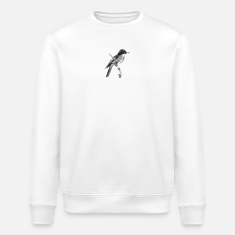 Oiseau - Sweat bio ROLLER Stanley/Stella Unisexe - blanc