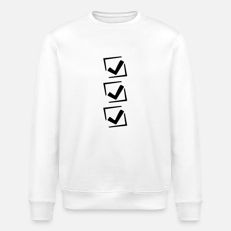 3 Haken Design - Stanley/Stella Unisex Bio-Sweatshirt ROLLER - Weiß