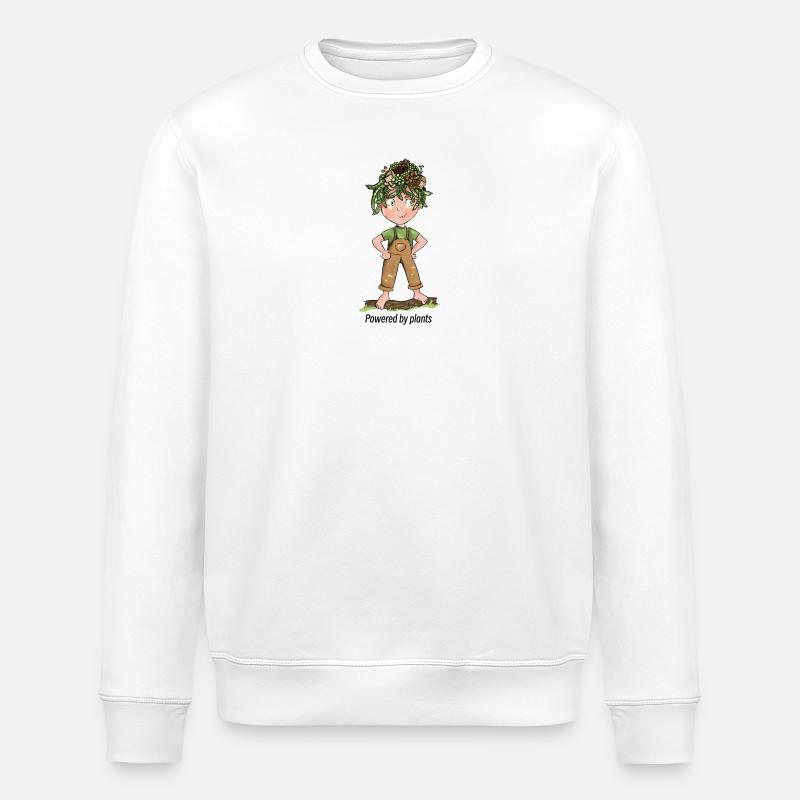 Propulsé par les plantes - Sweat bio ROLLER Stanley/Stella Unisexe - blanc