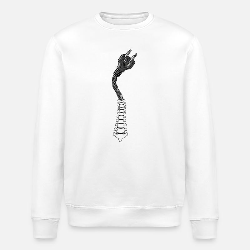 Cyborg Silhouette Spine Plug Artificial - Sweat bio ROLLER Stanley/Stella Unisexe - blanc