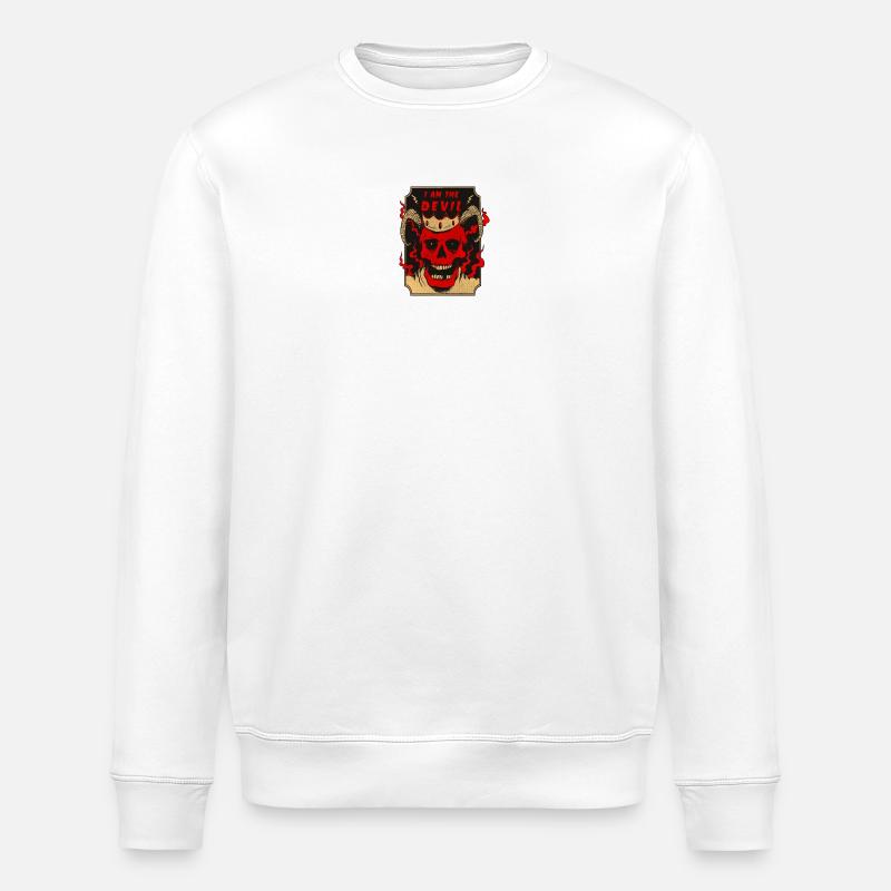 Je suis le diable, design - Sweat bio ROLLER Stanley/Stella Unisexe - blanc