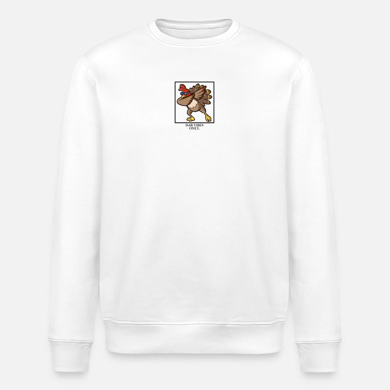 Dab Vibes Only. - Stanley/Stella Unisex Bio-Sweatshirt ROLLER - Weiß