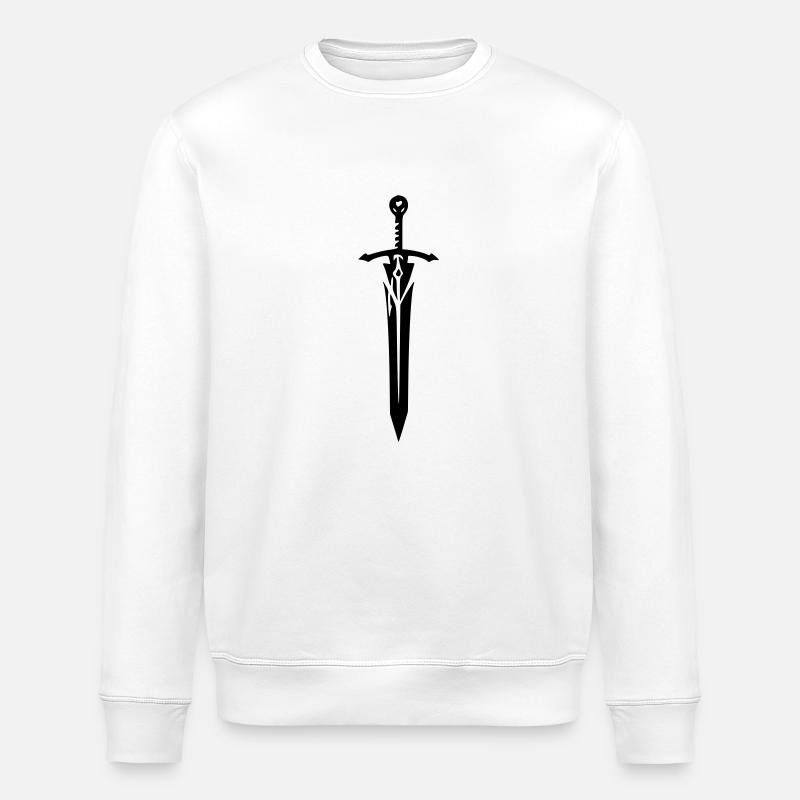 Schwert - Stanley/Stella Unisex Bio-Sweatshirt ROLLER - Weiß