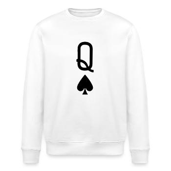 Rette Dame - Stanley/Stella Unisex Bio-Sweatshirt ROLLER - Weiß - Vorne - Nik (191cm)