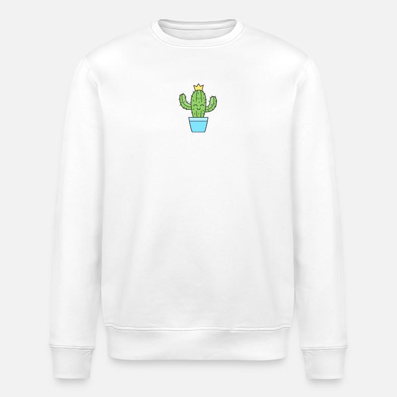 Cactus Cacti - Sweat bio ROLLER Stanley/Stella Unisexe - blanc
