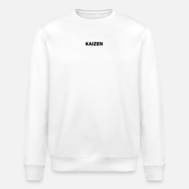 KAIZEN BLACK - Sweat bio ROLLER Stanley/Stella Unisexe - blanc