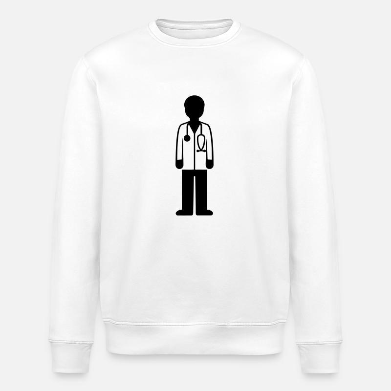 Doktor Arzt - Stanley/Stella Unisex Bio-Sweatshirt ROLLER - Weiß