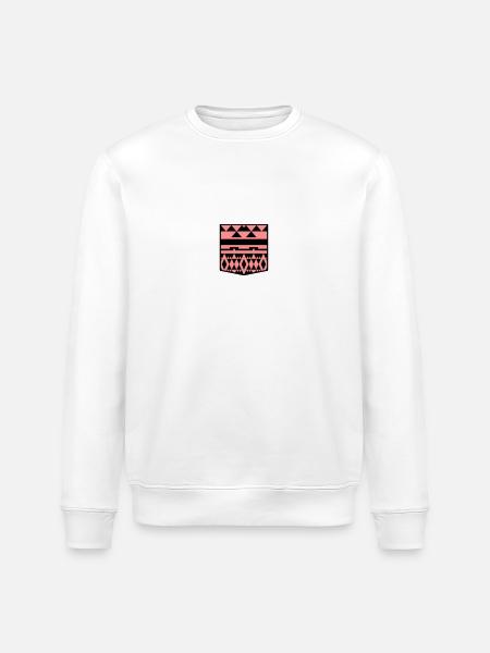 Breast pocket hipster - Stanley/Stella ROLLER Unisex Organic Sweatshirt - white