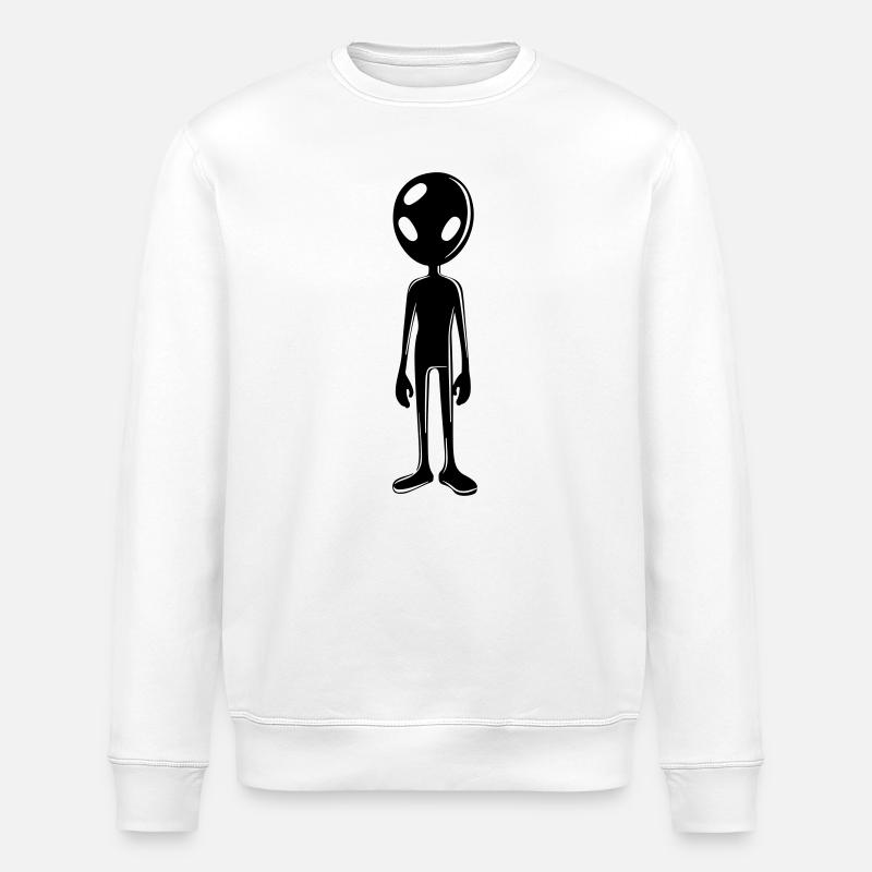 Alien Außerirdischer - Sweat bio ROLLER Stanley/Stella Unisexe - blanc