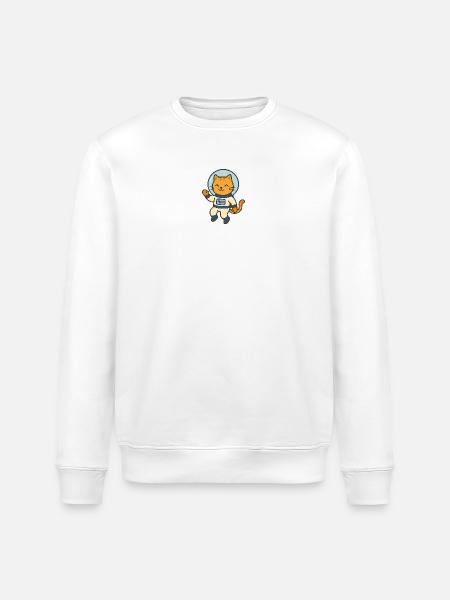 Astrocat - Stanley/Stella ROLLER Unisex Organic Sweatshirt - white