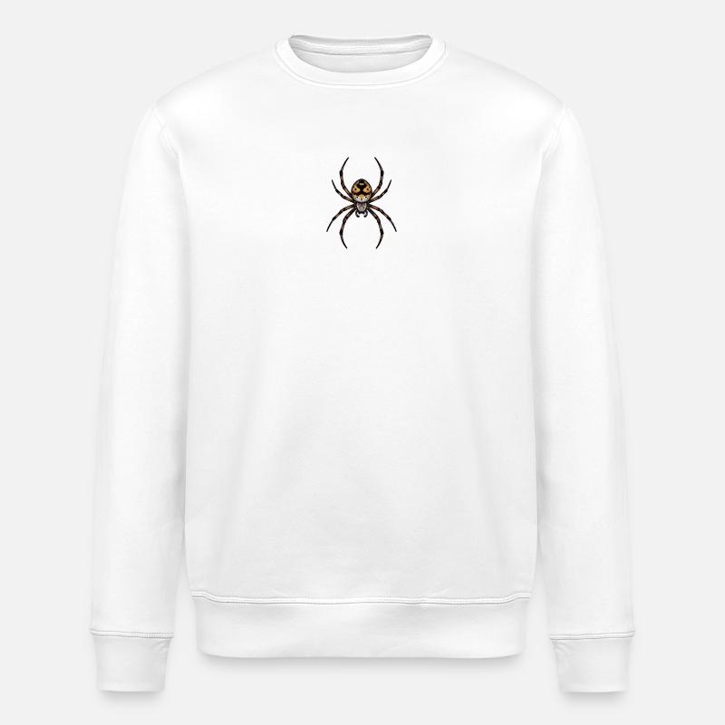 Petite araignée - Sweat bio ROLLER Stanley/Stella Unisexe - blanc