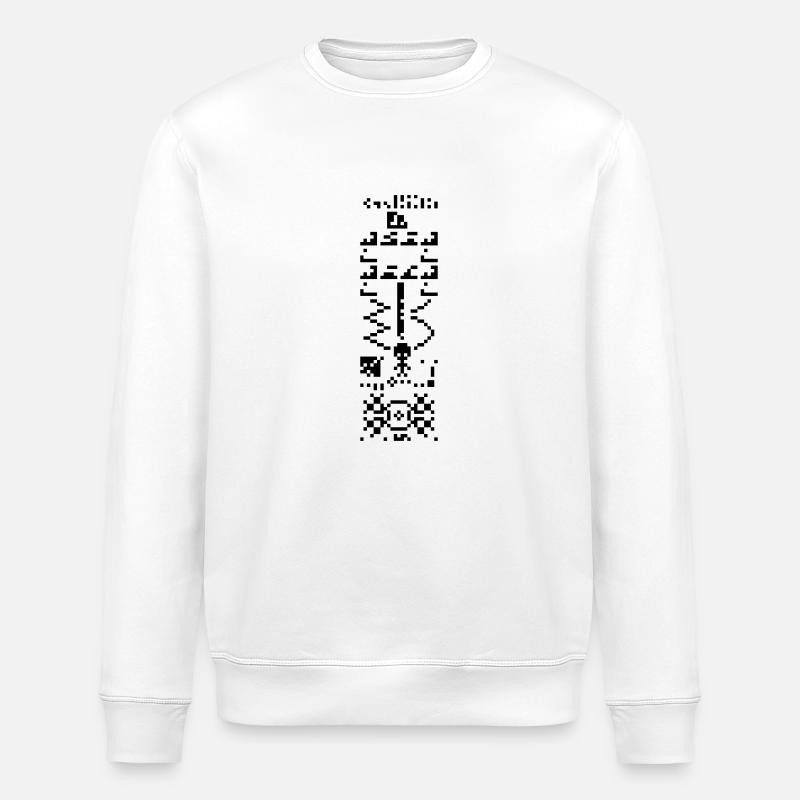 Arecibo Alien - Sweat bio ROLLER Stanley/Stella Unisexe - blanc