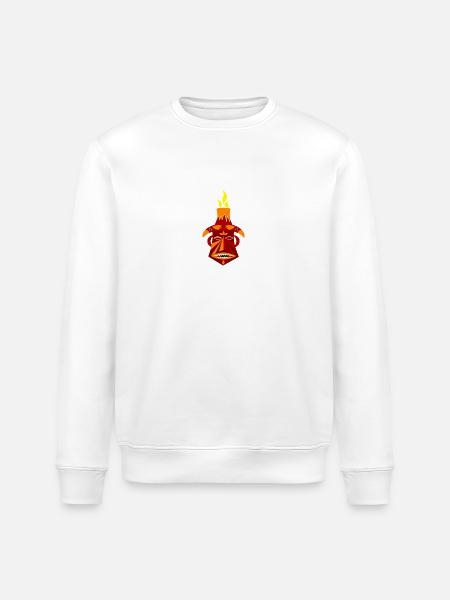 Tiki God Head - Sweat bio ROLLER Stanley/Stella Unisexe - blanc