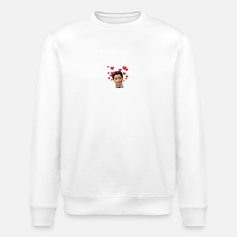 JONNY IN LOVE - Stanley/Stella Unisex Bio-Sweatshirt ROLLER - Weiß