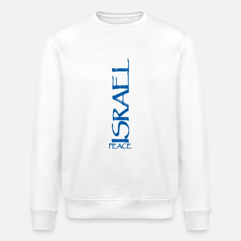 Israel Peace - Stanley/Stella Unisex Bio-Sweatshirt ROLLER - Weiß