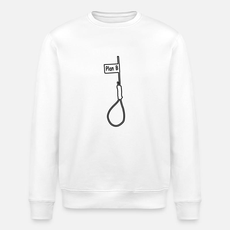 Plan B - Stanley/Stella ROLLER Unisex Organic Sweatshirt - white