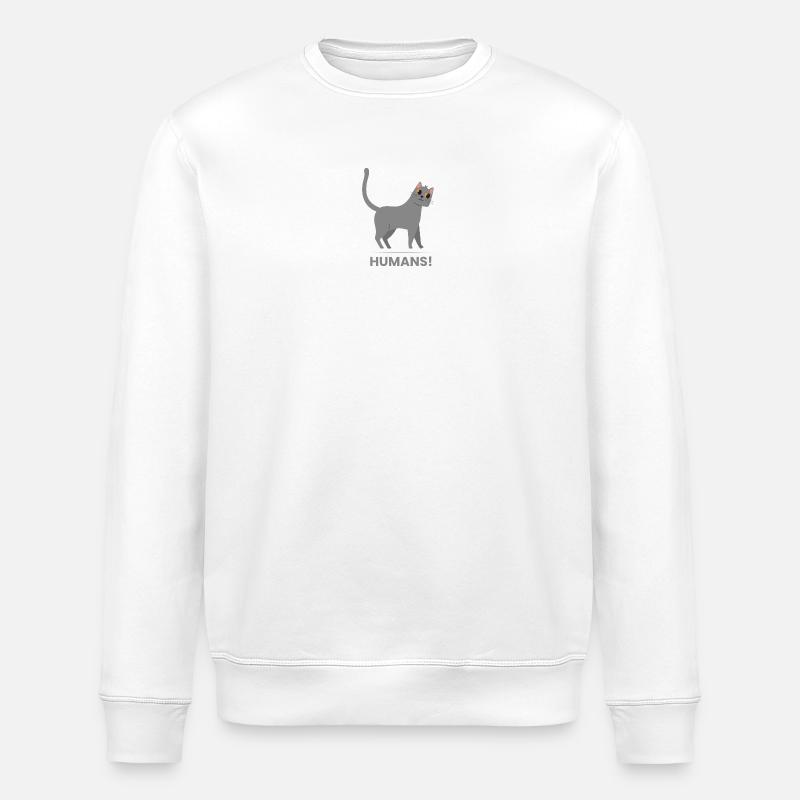oh mon chat - Sweat bio ROLLER Stanley/Stella Unisexe - blanc