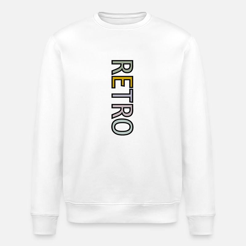 RÉTRO - Sweat bio ROLLER Stanley/Stella Unisexe - blanc