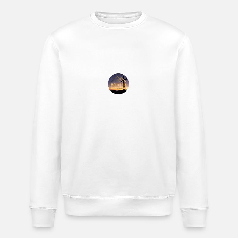 Mountains Sunset - Stanley/Stella Unisex Bio-Sweatshirt ROLLER - Weiß