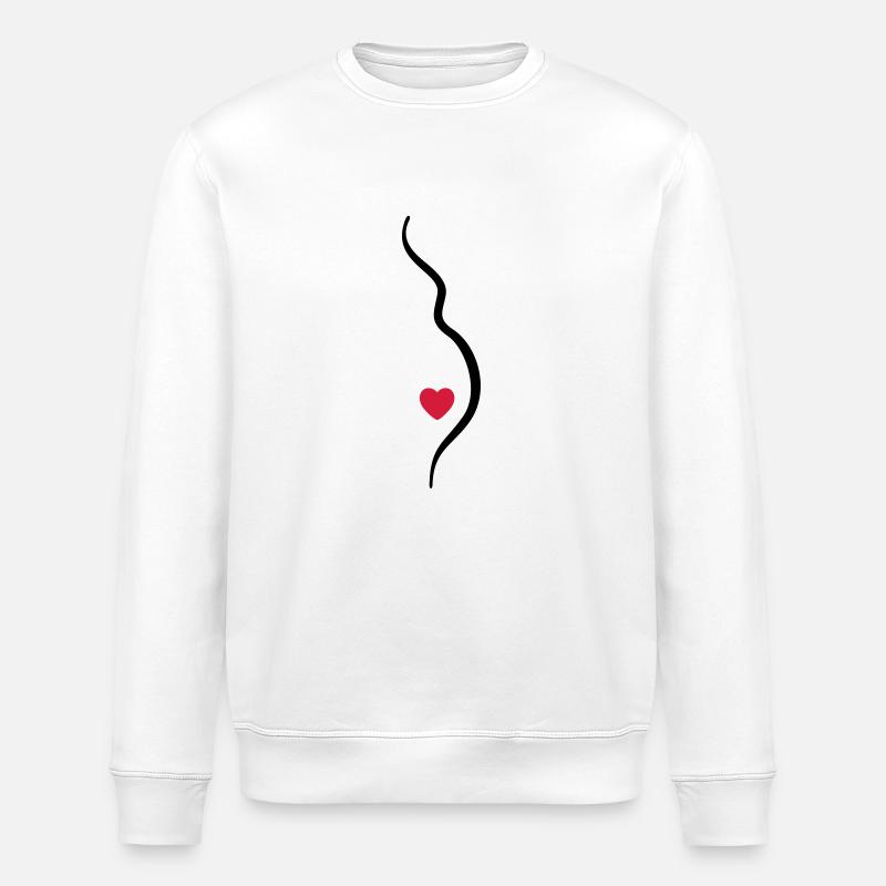 babybauch - Sweat bio ROLLER Stanley/Stella Unisexe - blanc