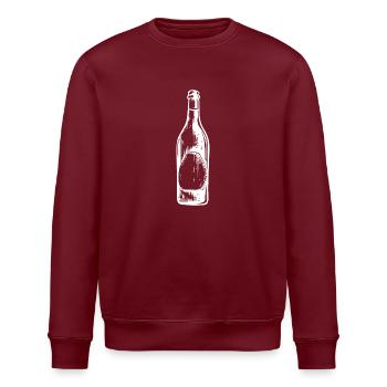 Bierflasche Bier - Stanley/Stella Unisex Bio-Sweatshirt ROLLER - Burgunderrot - Vorne - Nik (191cm)