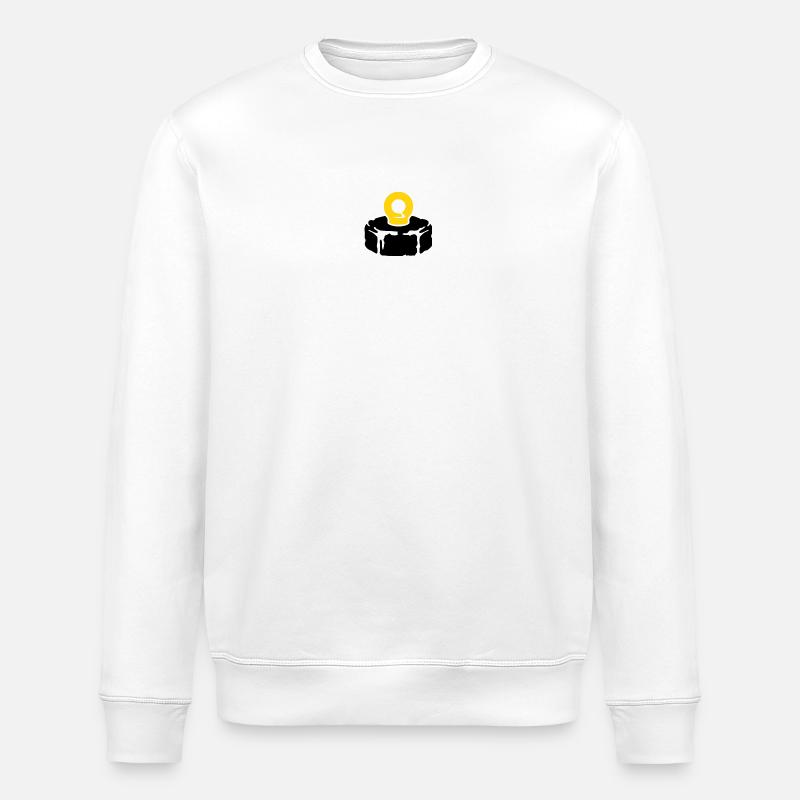 Pêche à aimants miniers Passe-temps - Sweat bio ROLLER Stanley/Stella Unisexe - blanc
