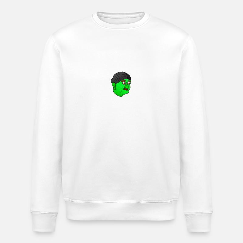 JAMPPAMUMMO LIMITED EDITION - Stanley/Stella ROLLER Unisex Organic Sweatshirt - white