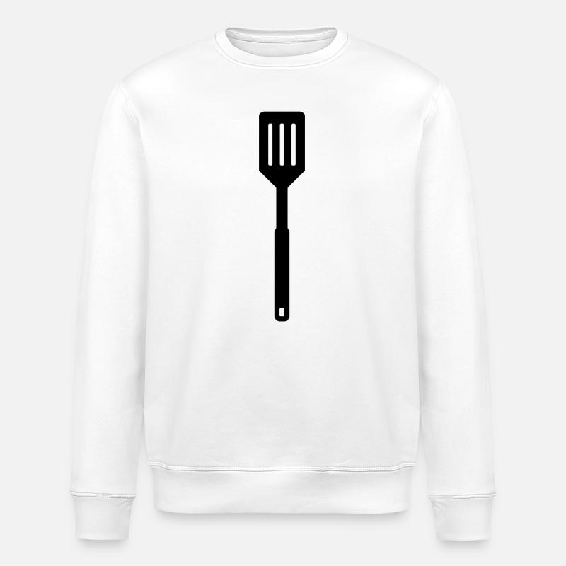 Küchenpfannenwender - Stanley/Stella Unisex Bio-Sweatshirt ROLLER - Weiß