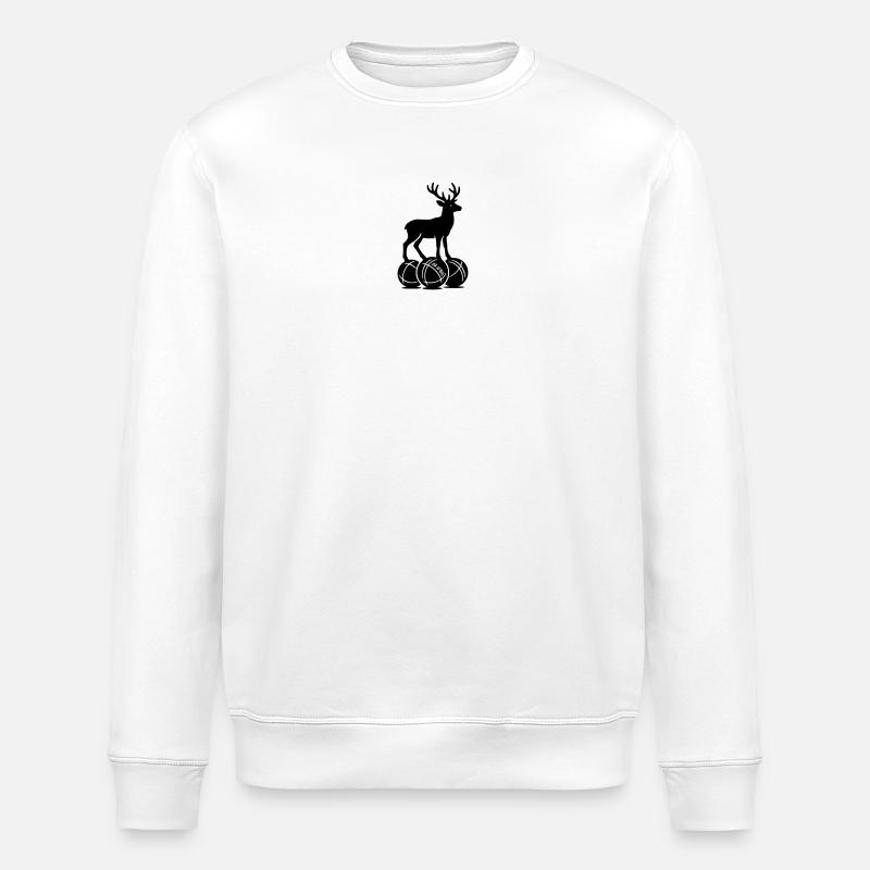 Bock auf Boule - Stanley/Stella Unisex Bio-Sweatshirt ROLLER - Weiß