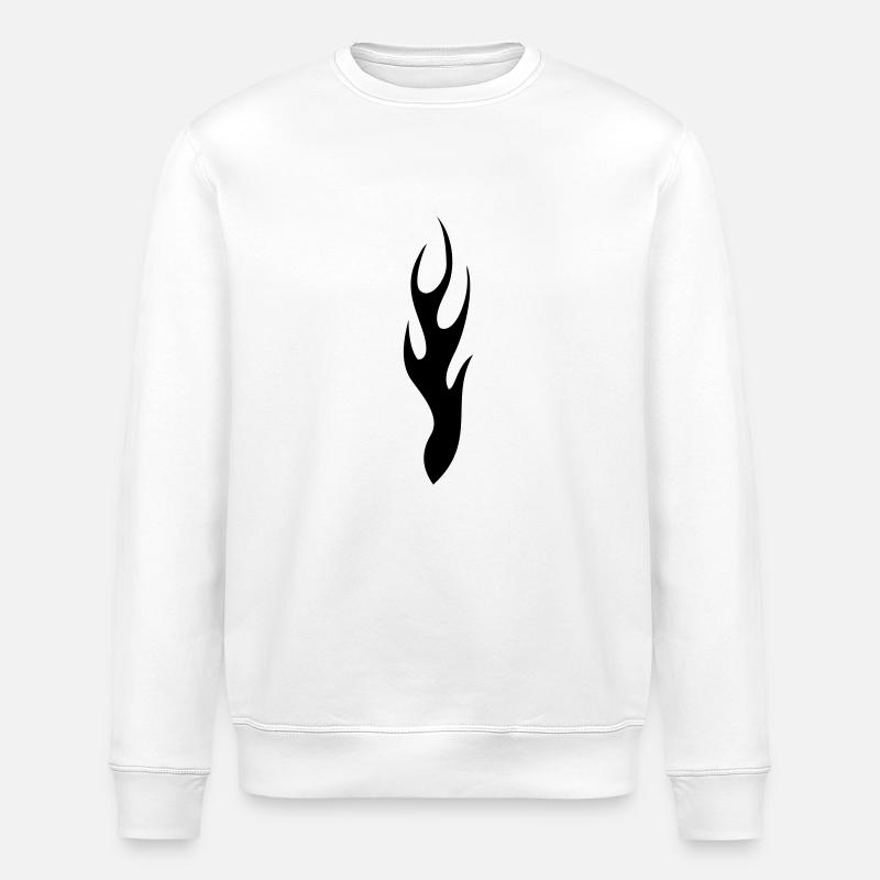 tribal flame - Sweat bio ROLLER Stanley/Stella Unisexe - blanc