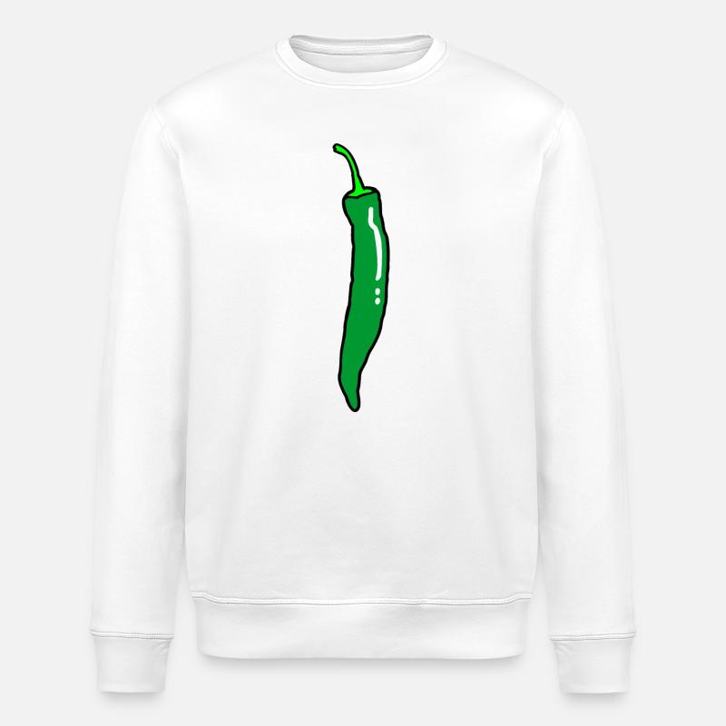 Piment piment piment - Sweat bio ROLLER Stanley/Stella Unisexe - blanc