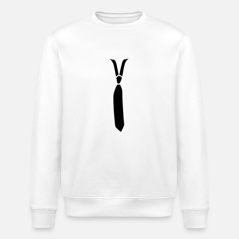 tie - Stanley/Stella ROLLER Unisex Organic Sweatshirt - white
