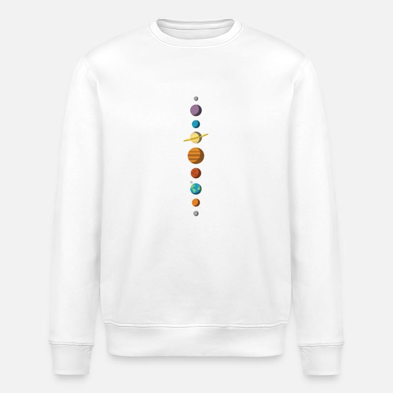 Système solaire - Sweat bio ROLLER Stanley/Stella Unisexe - blanc