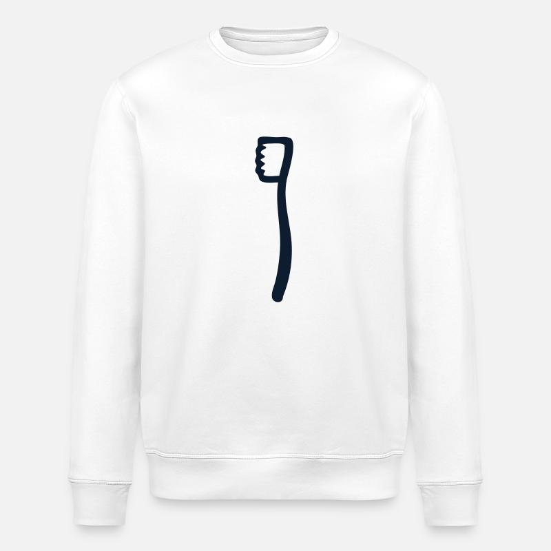 Brosse à dents - Line - Sweat bio ROLLER Stanley/Stella Unisexe - blanc