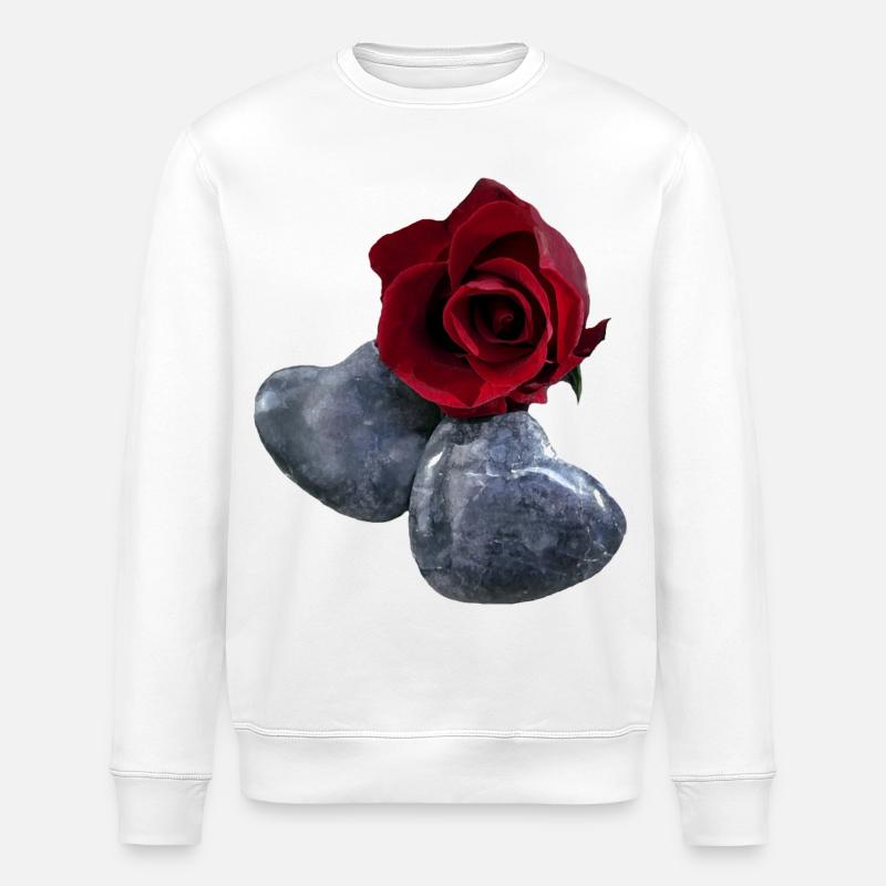 verliebt - Stanley/Stella Unisex Bio-Sweatshirt ROLLER - Weiß