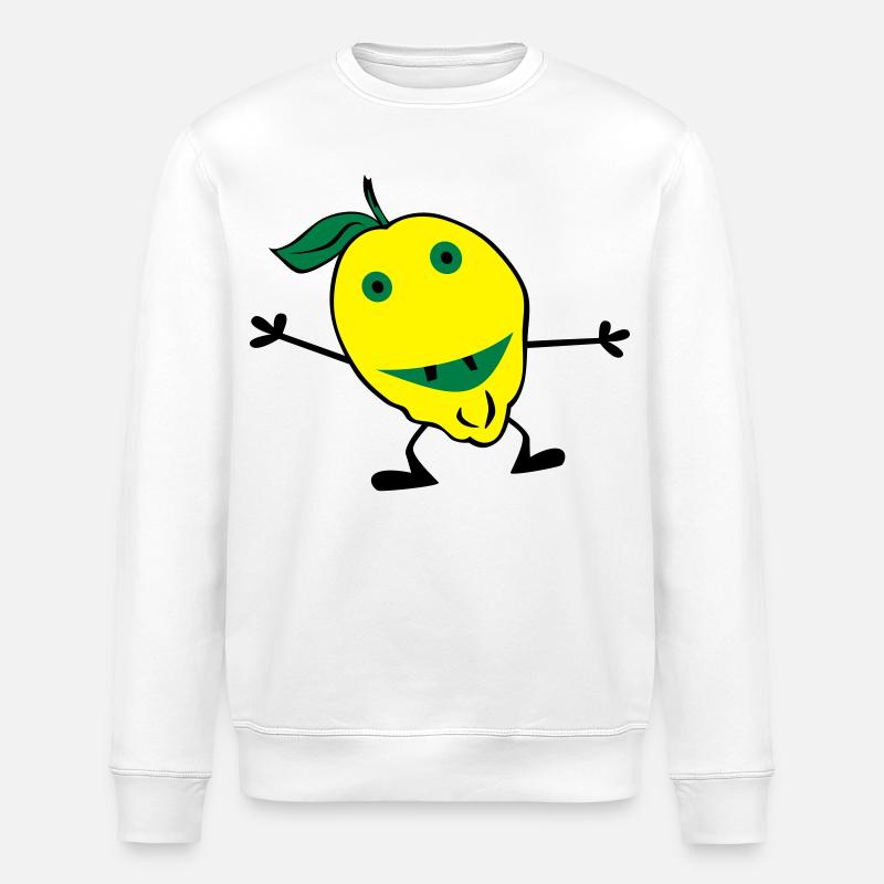 Zitronen Mann - Stanley/Stella Unisex Bio-Sweatshirt ROLLER - Weiß