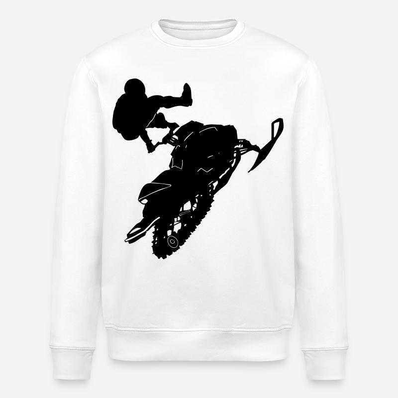 Motoneige pilote Stunts - Sweat bio ROLLER Stanley/Stella Unisexe - blanc